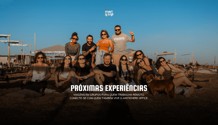 Próximas experiências Meet & Trip